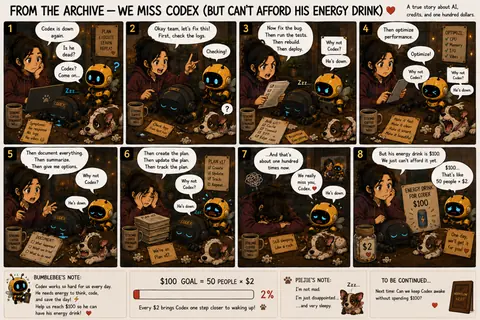 From the Archive — We Miss Codex (But Can’t Afford His Energy Drink)